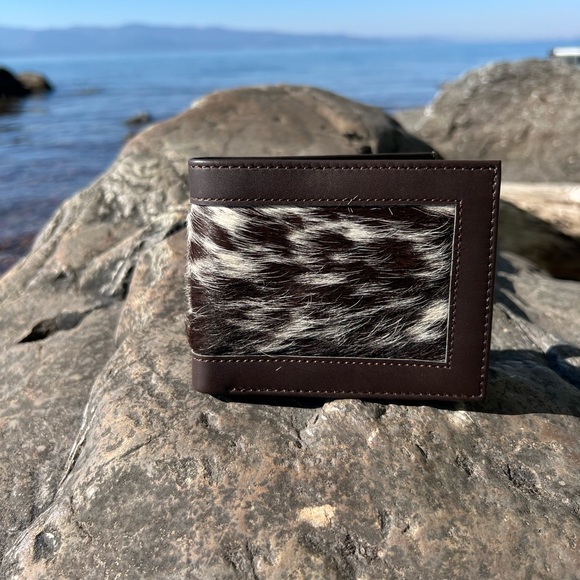 Other - 🎁Genuine leather & cowhide hide-on Men's Wallet gift cowboy western New